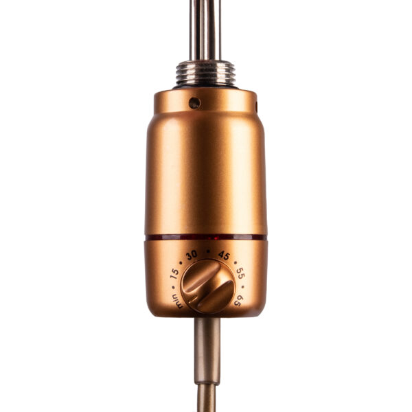 Radiatorconnect Therm Electronic Copper elektrisch verwarmingselement met thermostaat