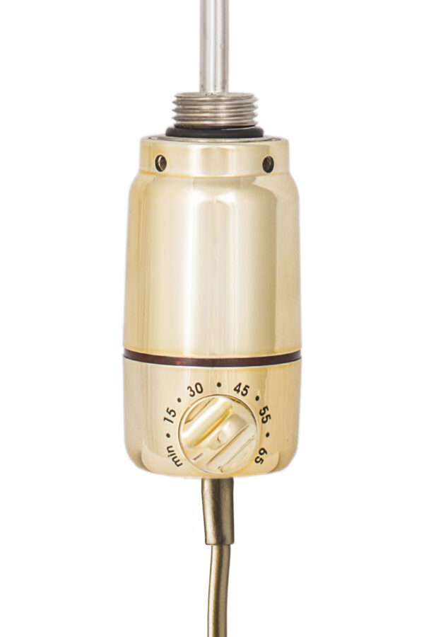 Radiatorconnect elektrisch verwarmingselement GT Gold met elektronische thermostaat 1 Radiatorconnect Therm Electronic Gold elektrisch verwarmingselement met thermostaat