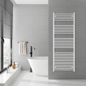 Radiatorconnect Milan witte handdoekradiator breedte RAL 9016
