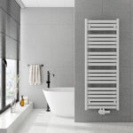 Berlin Wit Designradiator 600 mm – Radiatorconnect met ovale buizen RAL 9016