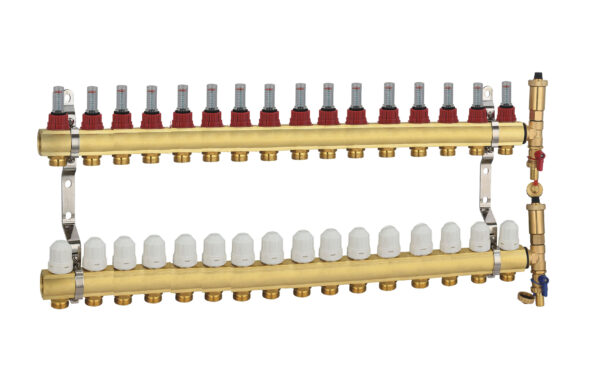 Vloerverwarming verdelers 2 t/m 16 groepen – Radiatorconnect