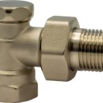 Radiatorconnect Radiatorretourventiel Haaks 1/2MV