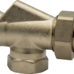 Radiatorconnect Thermostatische Radiatorkraan Haaks Omgekeerd M30 - 1/2MV Messing