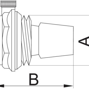 Radiatorconnect automatische radiatorontluchter linkse draad 1"
