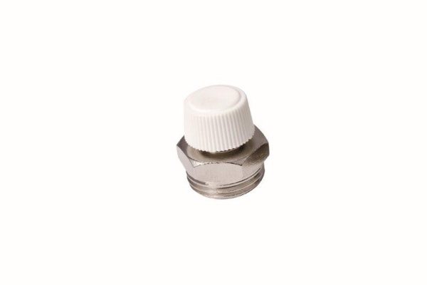 Radiatorconnect manuele ontluchter 1-2 met draaiknop 1 Manuele ontluchter 1/2" Radiatorconnect