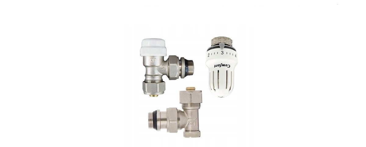 Comfort Haakse Thermostatische Radiatorkraan 1/2” Kwaliteit