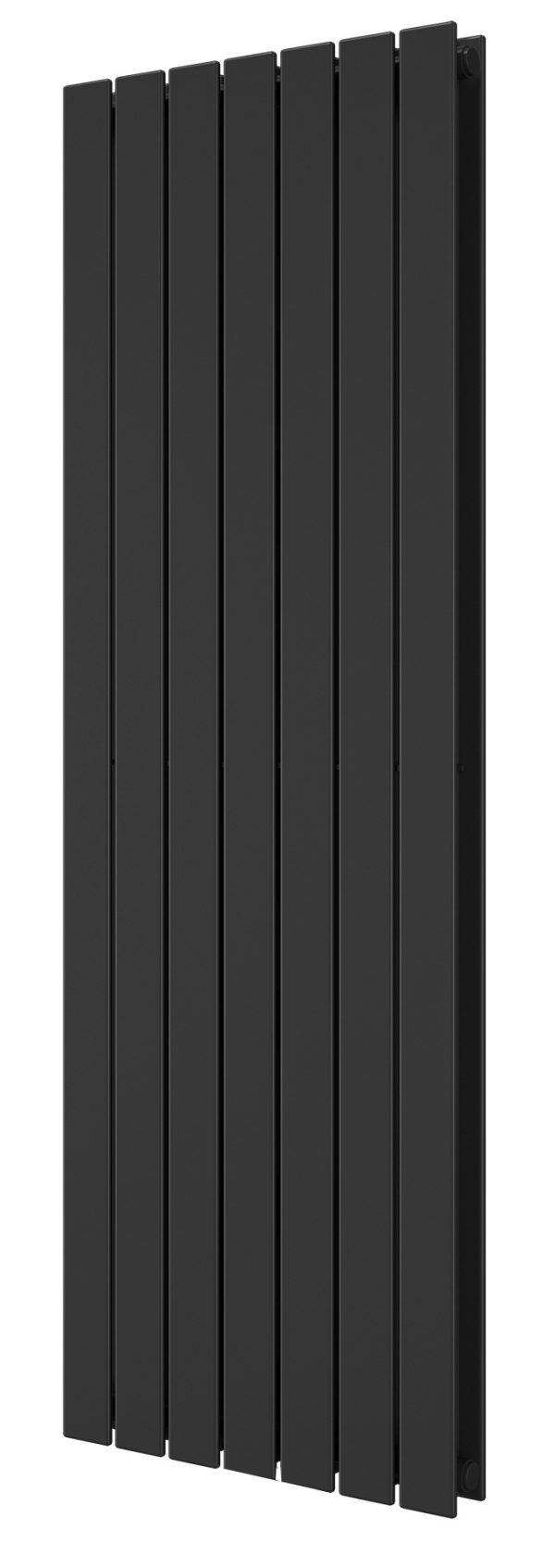 Close-up Madrid Antraciet 455 mm dubbele verticale platte buizen RAL 7016