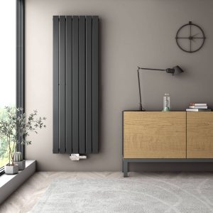 Madrid Antraciet Breedte 378 mm RAL 7016 dubbele radiator