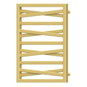 Detail Figo designradiator 53 cm vlakke voorkant goud