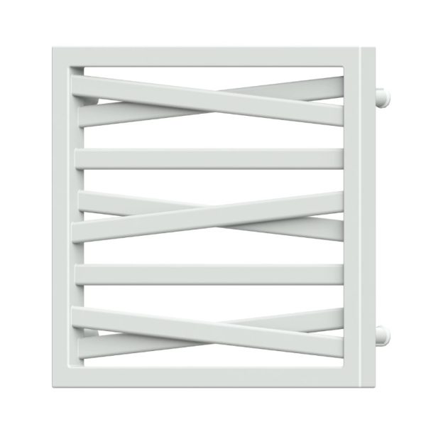 Figo radiator 53 cm middenaansluiting wit detail