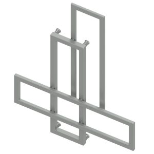 Detail front Argenteus designradiator 750 mm antraciet