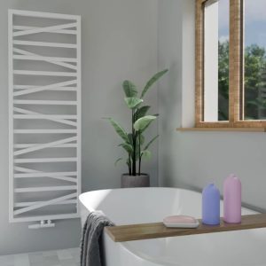 Fala Wit Breedte 530 mm designradiator van Radiatorconnect