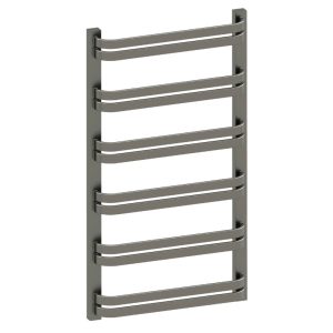 Zijaansluiting Pola badkamerradiator 540 mm antraciet