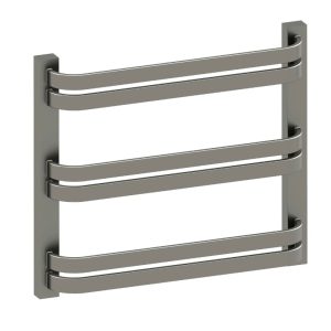 Pola badkamerradiator 540 mm antraciet handdoekruimte detail