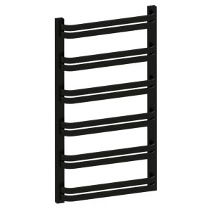 Zijaansluiting Pola handdoekradiator 540 mm zwart