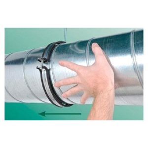 Ophangbeugel met rubber Ø 200 mm van Radiatorconnect