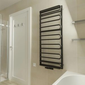 Afrodyta Zwart Breedte 530 mm van Radiatorconnect