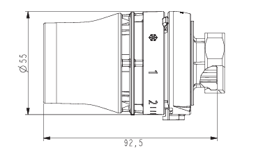 Danfoss Redia thermostaatknop M30 x 1.5 015G3338 radiator