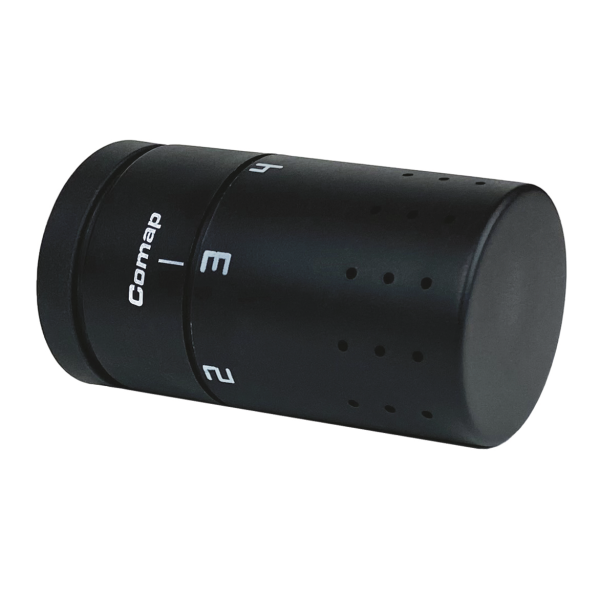 Comap Sensitive thermostaatknop Mat Zwart Comap Sensitive thermostaatknop Mat Zwart - Radiatorconnect