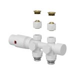 Belrad thermostatisch onderblok mat wit | Radiatorconnect