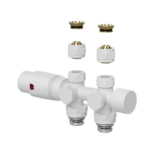 Belrad thermostatisch onderblok mat wit | Radiatorconnect