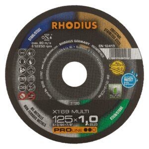 XT69 MULTI doorslijpschijf 125 x 1,0 mm