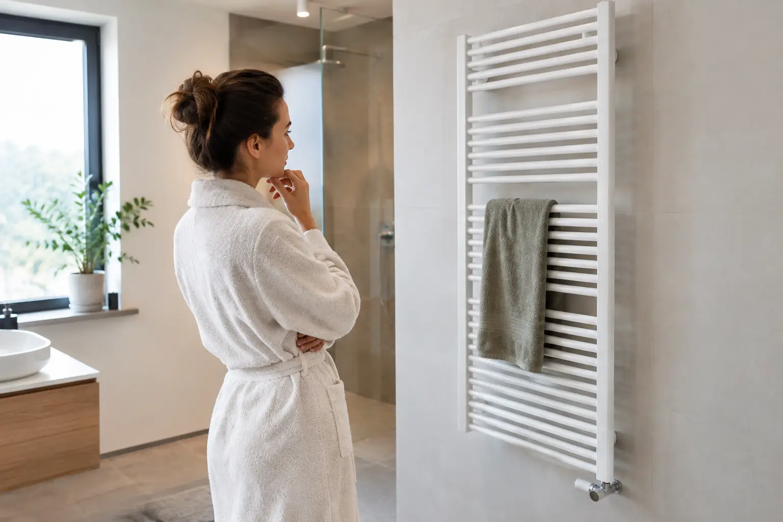 Badkamerradiator: vermogen per vierkante meter
