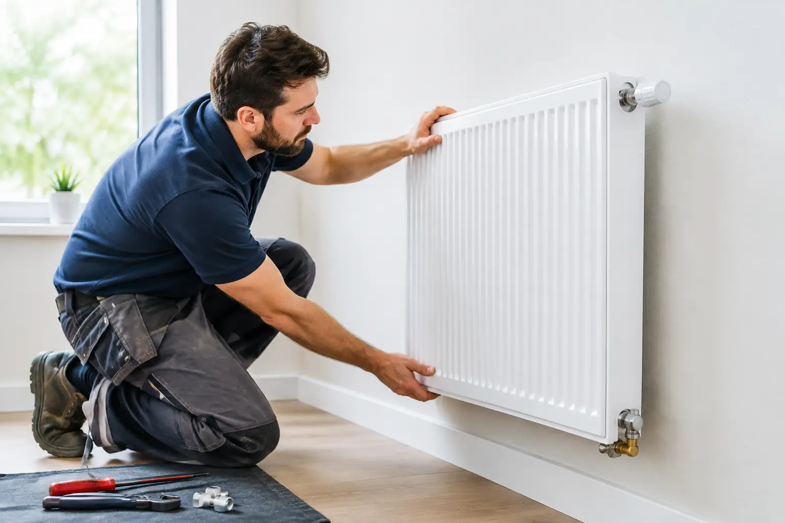 Een radiator monteren in 7 praktische stappen